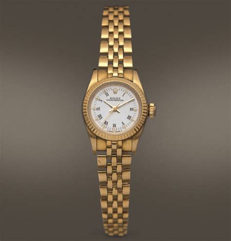 piccolo rolex donna oro 18 k|Lady.